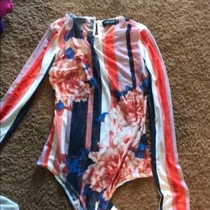 Floral bodysuit